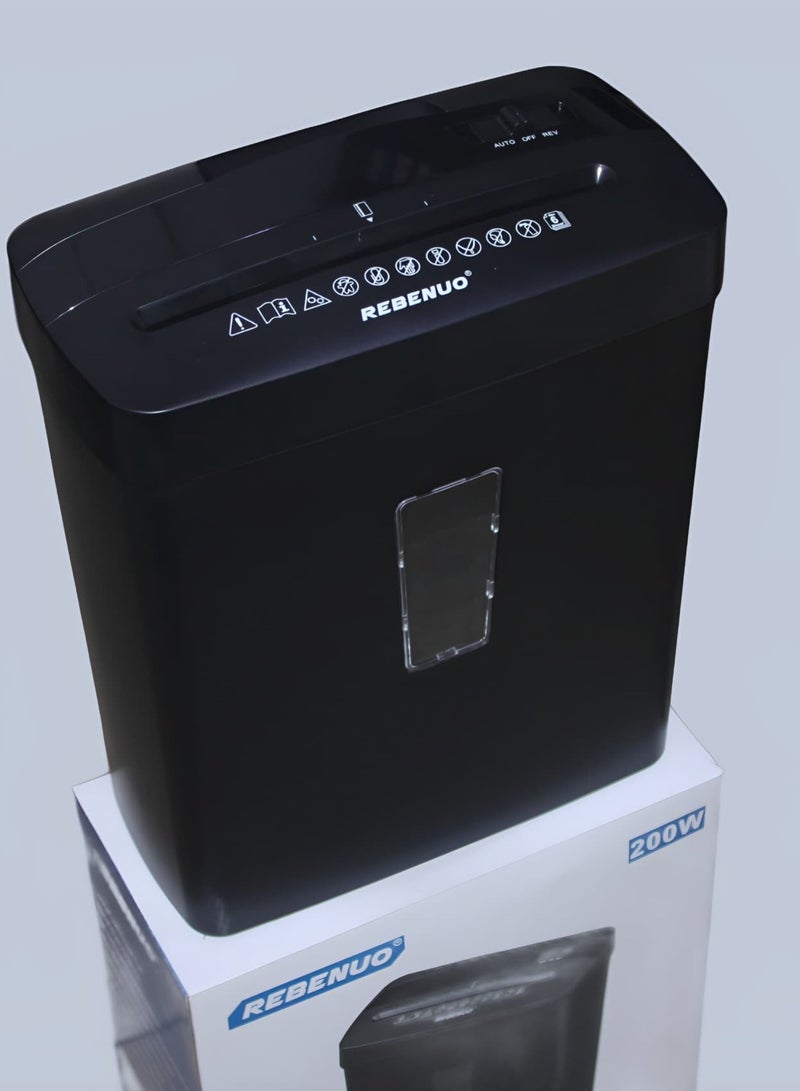 REBENUO Paper Shredder Automatic Shredder 200V Human Interactive Design Board Compact Body Automatic Shredder Machine for Home Office RCP 215 - Image 3