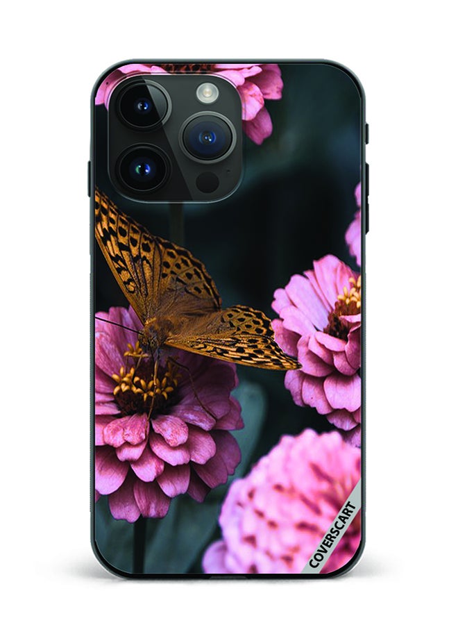 COVERSCART Protective Case Cover For Apple iPhone 15 Pro Butterfly Love Design Multicolour - Image 1