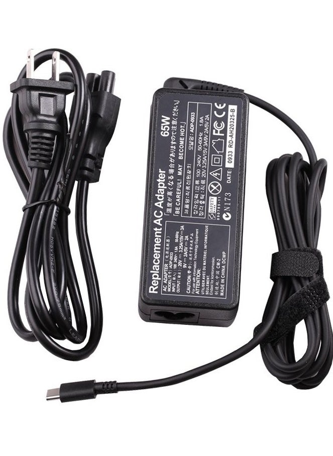 JSBazar 65W 60W 45w USB C Type C Laptop Replacement Charger Power Supply Replacement Adapter for MacBook ASUS ZenBook for Lenovo Dell Xiaomi Air HP Sony Power  - Image 1