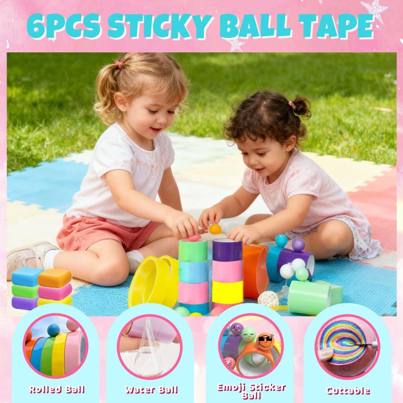 ZiZa Nano Tape Bubble Kit for Kids, Squishy Maker Making Kit, Birthday Toys Gifts for 4 5 6 7 8 9 10 Year Old Girls Girl, Kids Toys for Girls 4-6 6-8 7-8 8-10 10-12 - Image 4