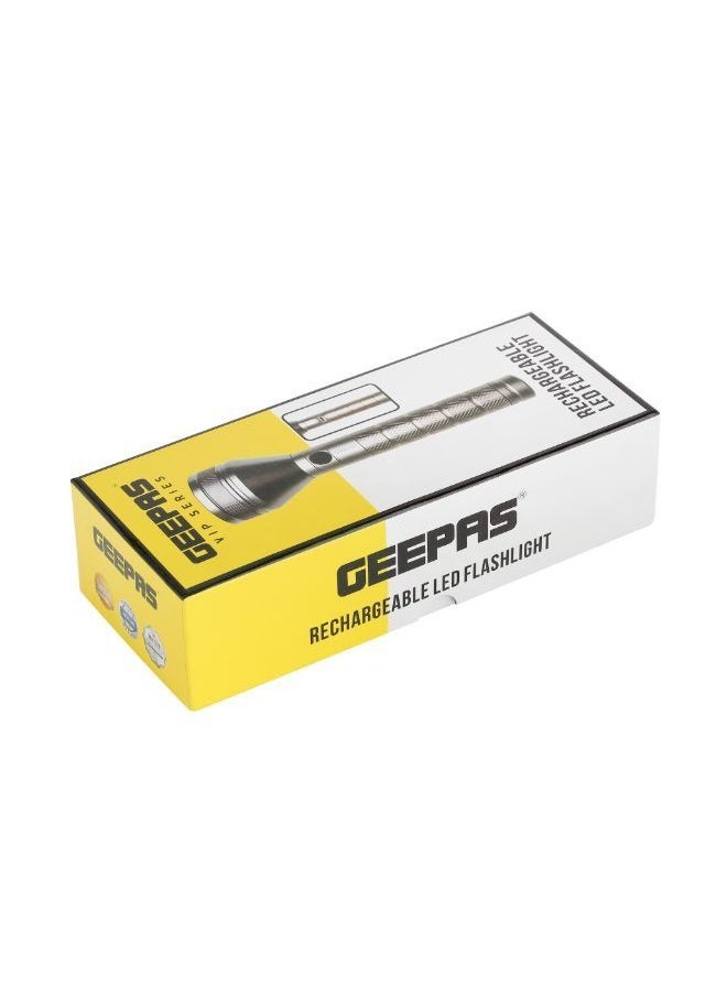 GEEPAS Rechargeable LED Flashlight with Rechargeable 3.7V 4000mAh Battery/XPG-2 Torch LED ,GFL51025  - Image 3