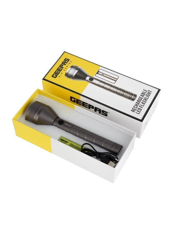 GEEPAS Rechargeable LED Flashlight with Rechargeable 3.7V 4000mAh Battery/XPG-2 Torch LED ,GFL51025  - Image 4