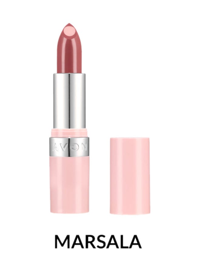 AVON Hydramatic Shine Lipstick With A Hydrating Hyaluronic Core Marsala - Image 1