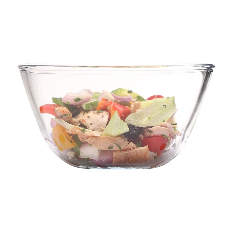 Brezzycloud Glass Mixing Bowl B16FL - 450ml - Transparent Glass (Set of 1) - Image 3
