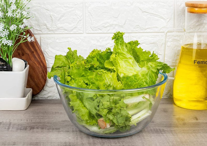 Brezzycloud Glass Mixing Bowl B16FL - 450ml - Transparent Glass (Set of 1) - Image 5