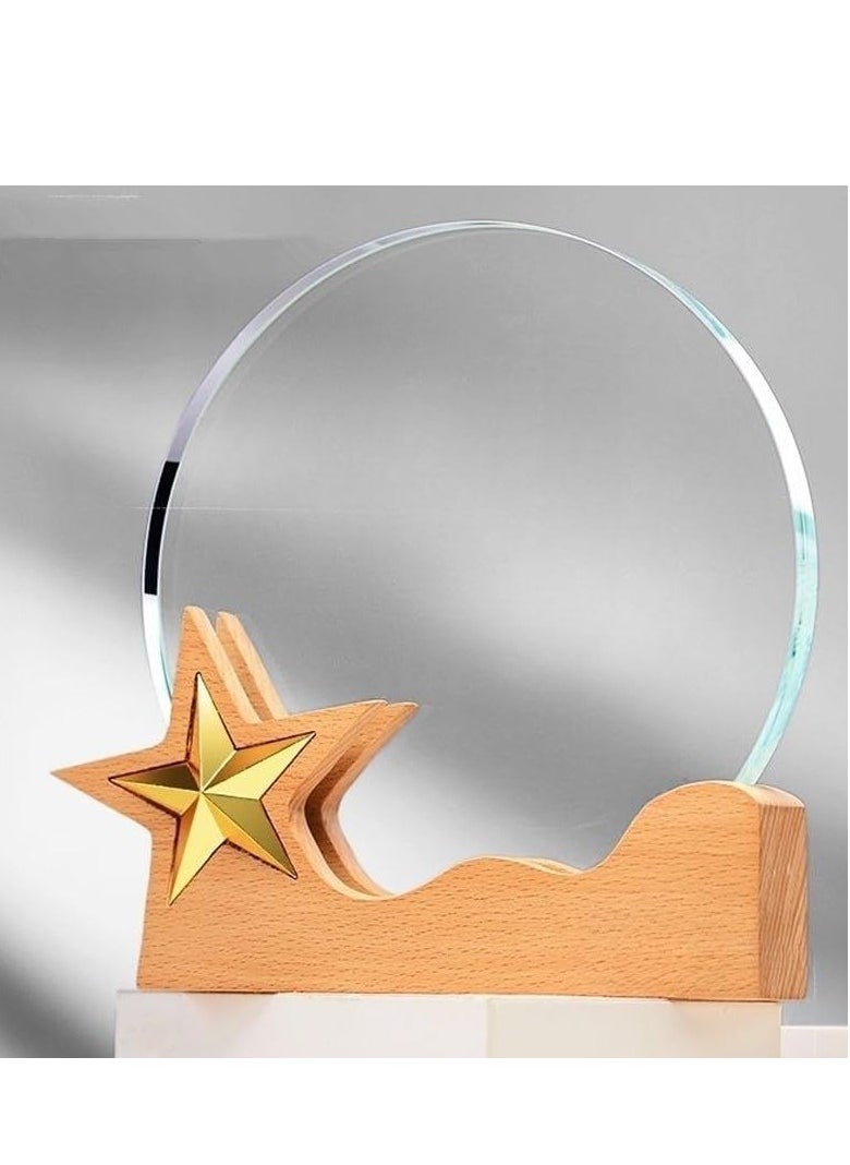 Round Crystal Trophy Award with Wood Base - pzsku/ZECDE8F77023855A19A7CZ/45/_/1719144509/fa8bf2ff-773e-494c-8fb3-26d2f11240ac