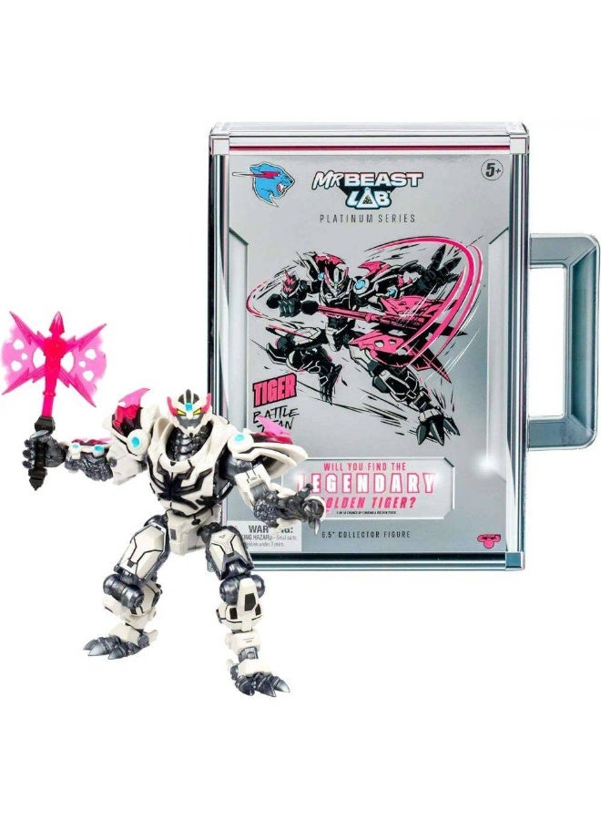 MrBeast Lab Platinum Series Tiger Battle Titan Figure (16.51 cm) - Image 2
