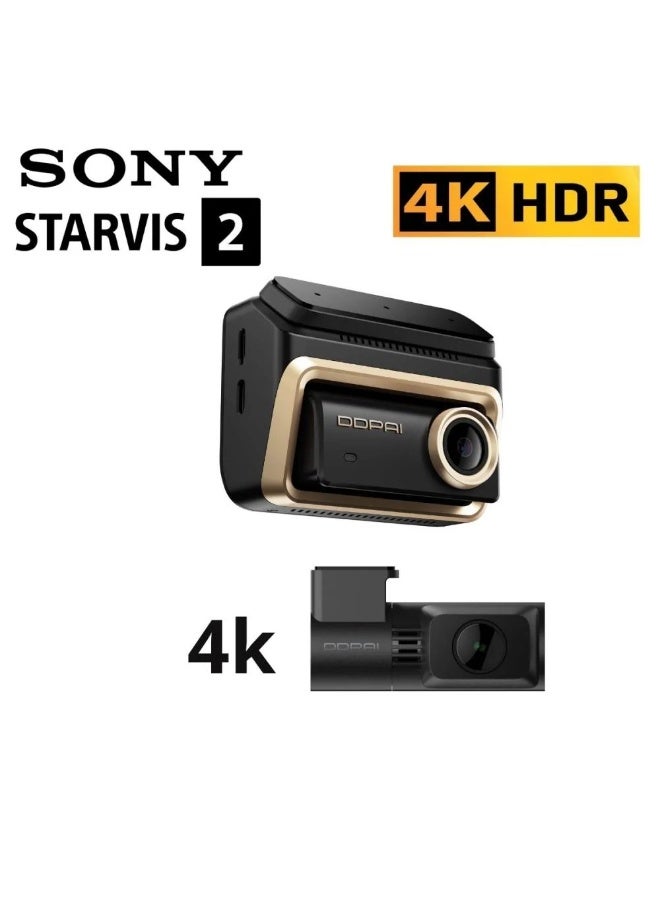 DDPAi Z90 Master Dash Cam: 4K Front and 4K Rear Cameras with GPS Support
