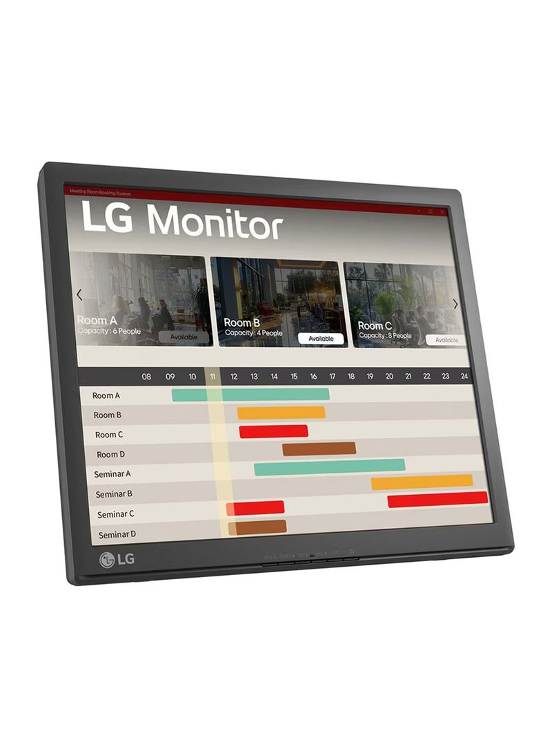 LG 17 inch LG SXGA Touch Monitor 2024, 75 Hz, 5ms, USB, VGA Black - Image 2