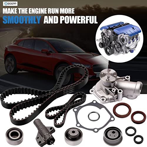 ECCPP TCKWP332 TB332-168K1 CPW6622 Timing Belt Water Pump Kit 2006-2009 for Mitsubishi Eclipse 2004-2006 for Mitsubishi Galant 2004-2006 for Mitsubishi Lancer 2004-2006 for Mitsubishi Outlander - Image 2