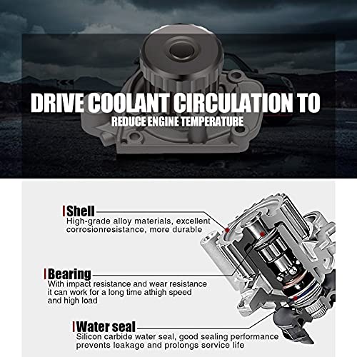 ECCPP TCKWP332 TB332-168K1 CPW6622 Timing Belt Water Pump Kit 2006-2009 for Mitsubishi Eclipse 2004-2006 for Mitsubishi Galant 2004-2006 for Mitsubishi Lancer 2004-2006 for Mitsubishi Outlander - Image 5