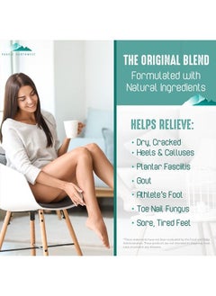 Purely Northwest Tea Tree,Peppermint,MSM & Epsom Salt Foot Soak-for Athletes Foot Burning & Itching-Stubborn Foot Odor-Softens Callouses-Soothing for Foot Discomfort-All Natural Made in The USA-Purely Northwest-2 LB  - Image 2