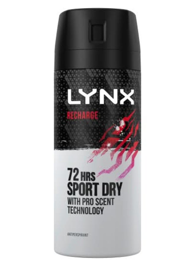lynx رذاذ الجسم للرجال من لينكس، مضاد للتعرق، يدوم 72 ساعة - Image 1