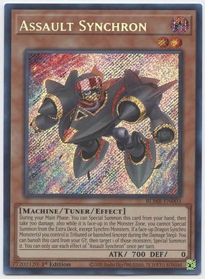 Yu-Gi-Oh! Assault Synchron - BLMR-EN003 - Secret Rare - 1st Edition
