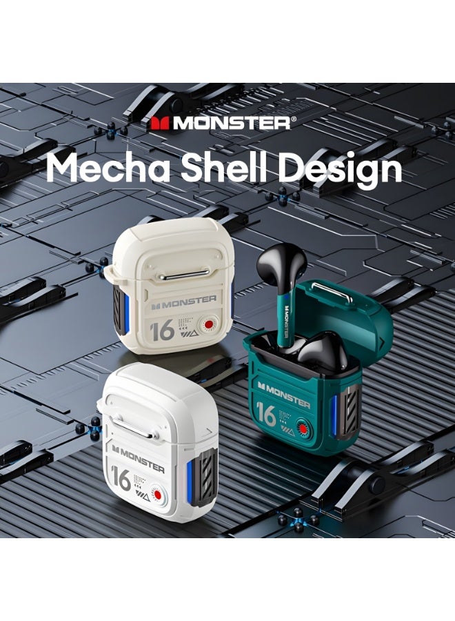 Monster Wireless Open-Ear Gaming Earbuds – 30H Playback, Bluetooth 5.3, Dual Stereo Sound, Lightweight & Comfortable Fit - Image 5