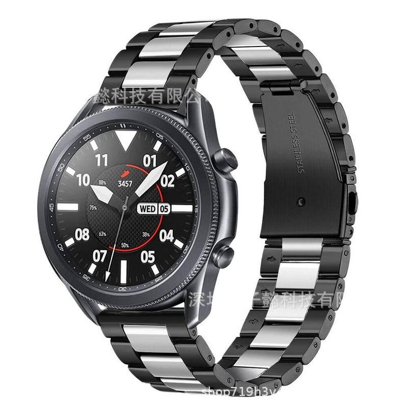 سوار ساعة ذكية باللون ذهبي وردي قابل للتعديل سوار معدني من الستانلس ستيل متوافق مع Samsung Galaxy Watch 40/41/44/45/47mm بملاءمة قابلة للتعديل وحزام بديل - Image 5
