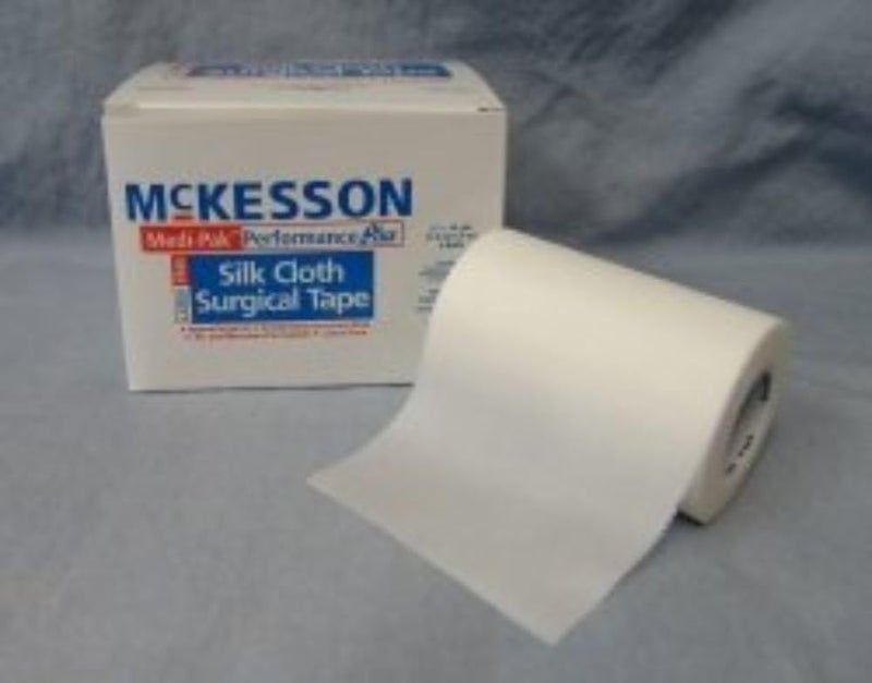 Mckesson Surgical Tape MediPak Performance Plus Silk 3 X 10 Yards Nonsterile 1647130 Sold Per Box