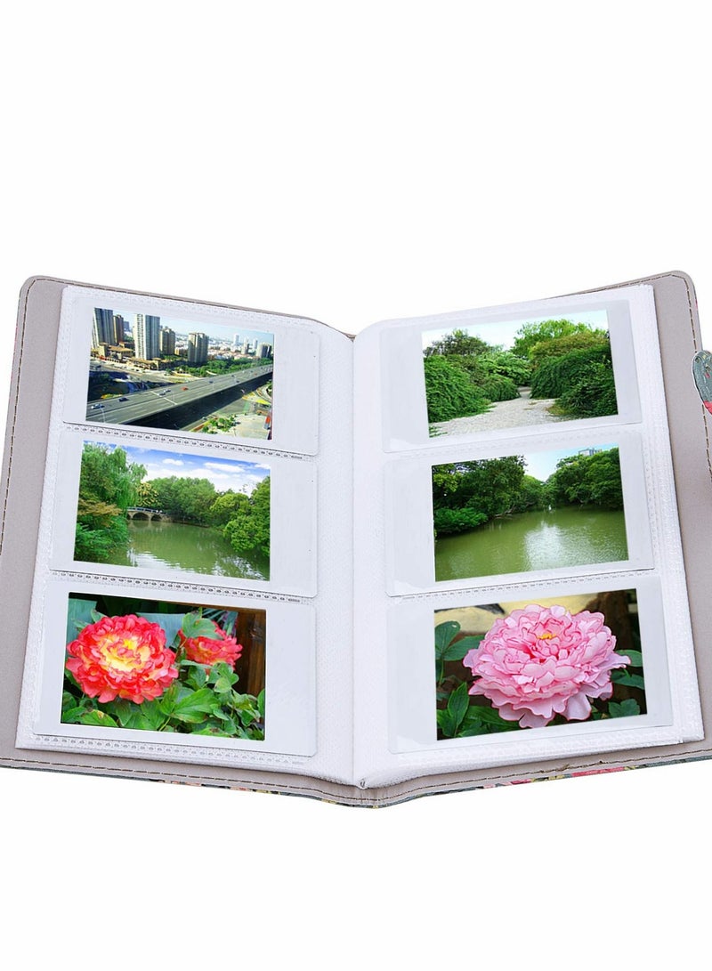 Excefore Accessories Bundle Kit Set Compatible with Fujifilm Instax Mini 11 9 8 90 70 Films, Accessory Include Album, Film Stickers, Desk Frames, Hanging Frame, Strap (Retro Floral)  - Image 2