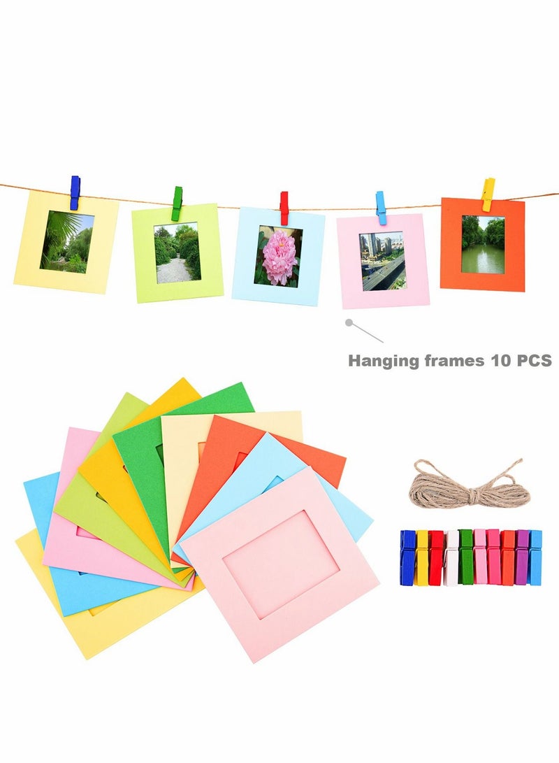 Excefore Accessories Bundle Kit Set Compatible with Fujifilm Instax Mini 11 9 8 90 70 Films, Accessory Include Album, Film Stickers, Desk Frames, Hanging Frame, Strap (Retro Floral)  - Image 4