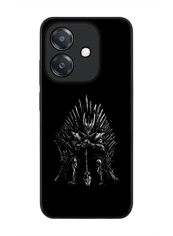 Stylizedd غطاء لهاتف Oppo A60 5G / A3 5G / A3x 5G، حماية كاميرا نحيفة، غطاء هاتف مقاوم للصدمات - GOT One Throne - Image 1