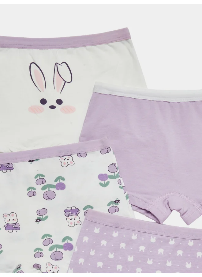 Styli Styli Pack of 4 - Cartoon Printed Briefs