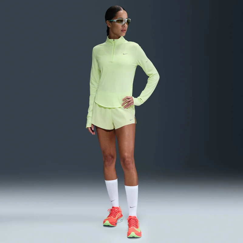 Nike Yellow Women's Swift Dri-FIT UV 1/4-Zip Running Top for Women | Best Price UAE