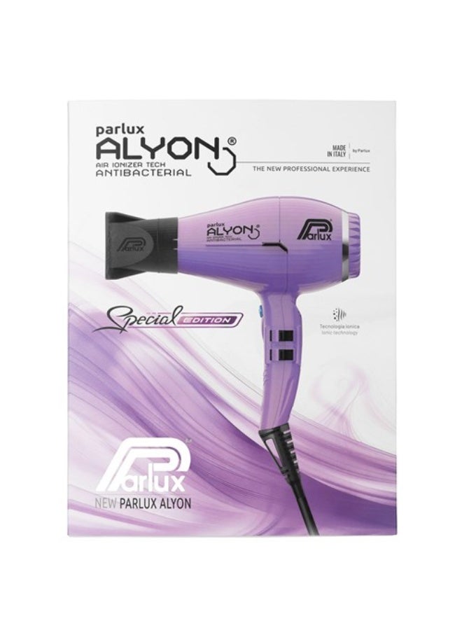 Parlux ALYON Hair Dryer Air Ionizer Tech [European Plug 220V] Lilac 1unit - Image 4