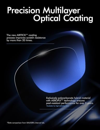 SAUCER Premium Replacement Lenses for Oakley Latch OO9265 | Latch Low Bridge Fit OO9349 Sunglasses High Definition - Glacier Blue Polarized - Image 3