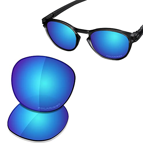 SAUCER Premium Replacement Lenses for Oakley Latch OO9265 | Latch Low Bridge Fit OO9349 Sunglasses High Definition - Glacier Blue Polarized - Image 2