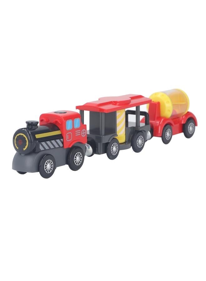 NIBEMINENT Battery Operated Locomotive Train Magnetic Connection Toy Interactive Sound Electric for Kids Type 2  - Image 4