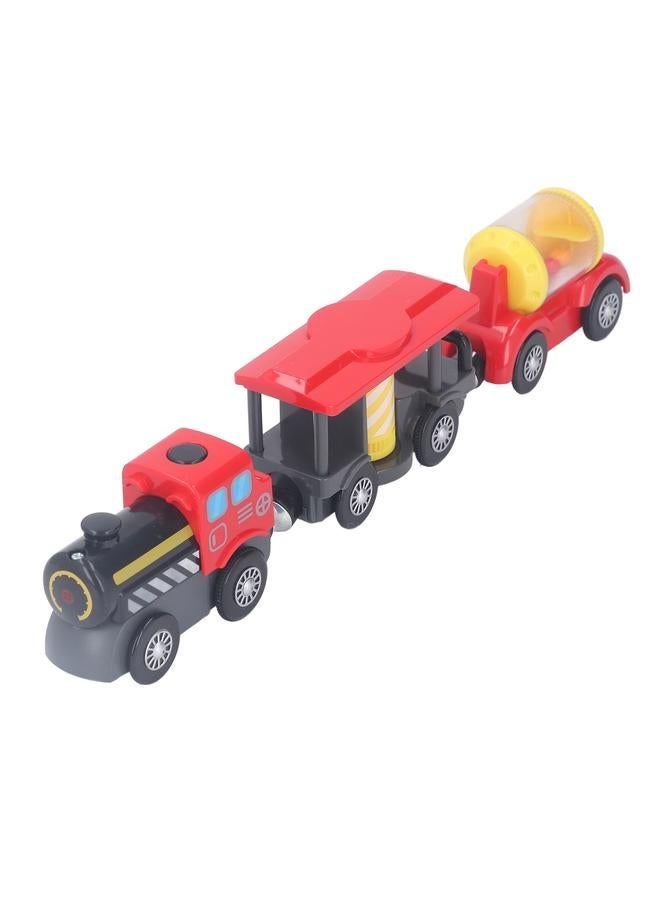 NIBEMINENT Battery Operated Locomotive Train Magnetic Connection Toy Interactive Sound Electric for Kids Type 2  - Image 3