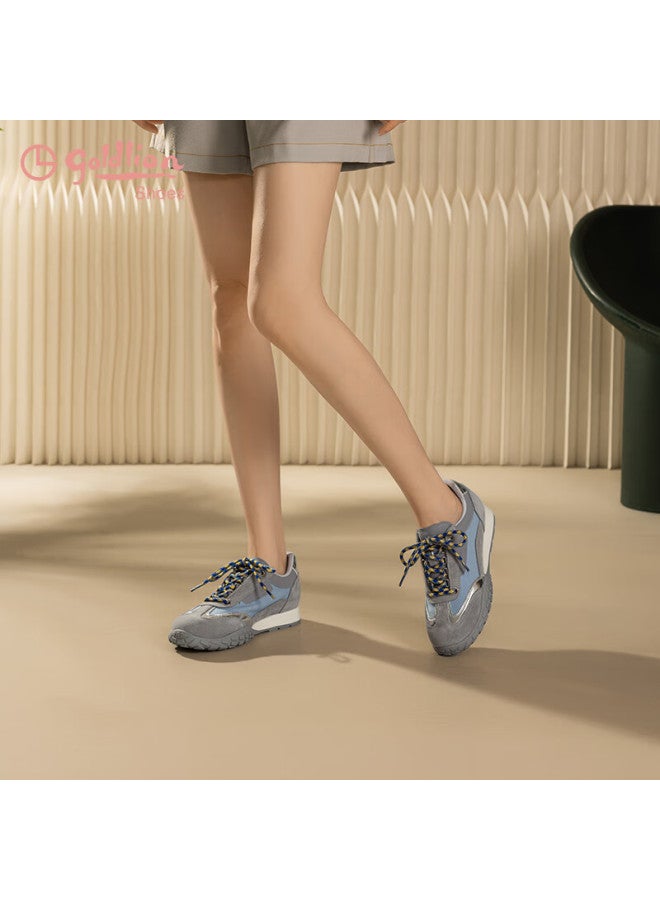 Goldlion Women'S Thick-Soled Training Shoes For Summer 2025, Lightweight Casual Sports Shoes For Petite Women, G688510240 Gray Blue, Size 37 - Image 5