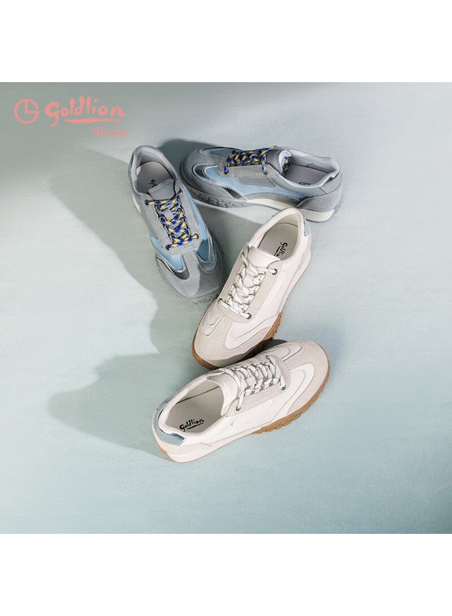 Goldlion Women'S Thick-Soled Training Shoes For Summer 2025, Lightweight Casual Sports Shoes For Petite Women, G688510240 Gray Blue, Size 37 - Image 4