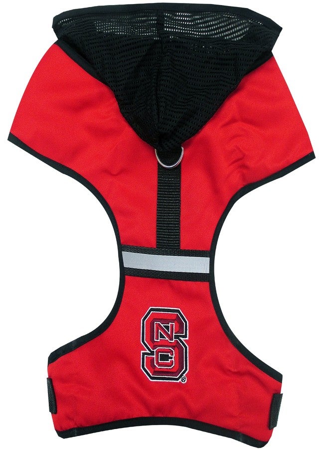 Pets First Collegiate Pet Accessories, North Carolina State Wolfpack Hooded Harness, Size Medium - Image 1