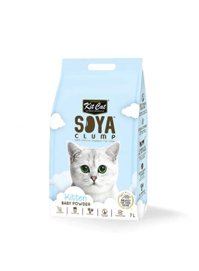 Kit Cat Kit Kat soybean mattress, “sand substitute,” with a baby rose scent, environmentally friendly, biodegradable, 7 liters