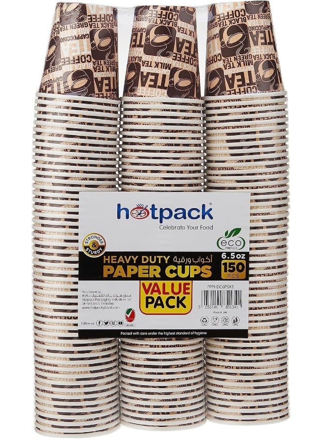 Hotpack Hotpack Paper Cup Heavy Duty 6.5ounce, PACK OF 3 | Best Price ...
