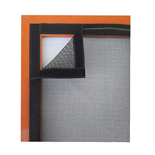 SAI PRASEEDA Mosquito Net for Window with Fiber Glass 5/4feet(150/120cm) 59/47Incheses 1 Year Guarantee Already Stitched with Net(Black Color) 200GSM - Image 2