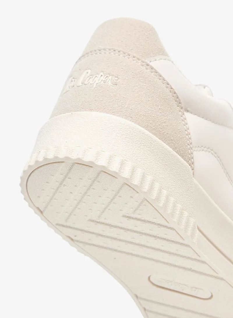 Lee Cooper Womens Logo Detail Sneakers With Lace-Up Closure