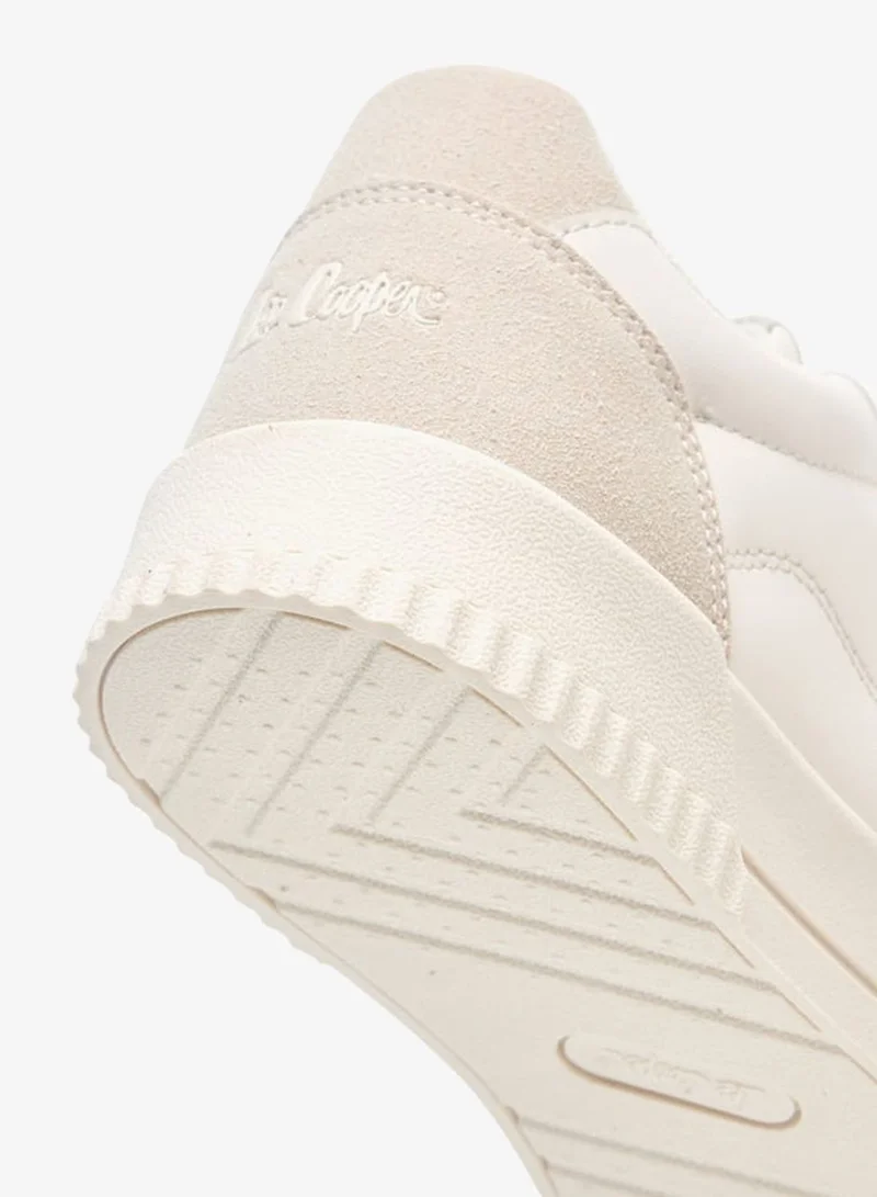 Lee Cooper Womens Logo Detail Sneakers With Lace-Up Closure