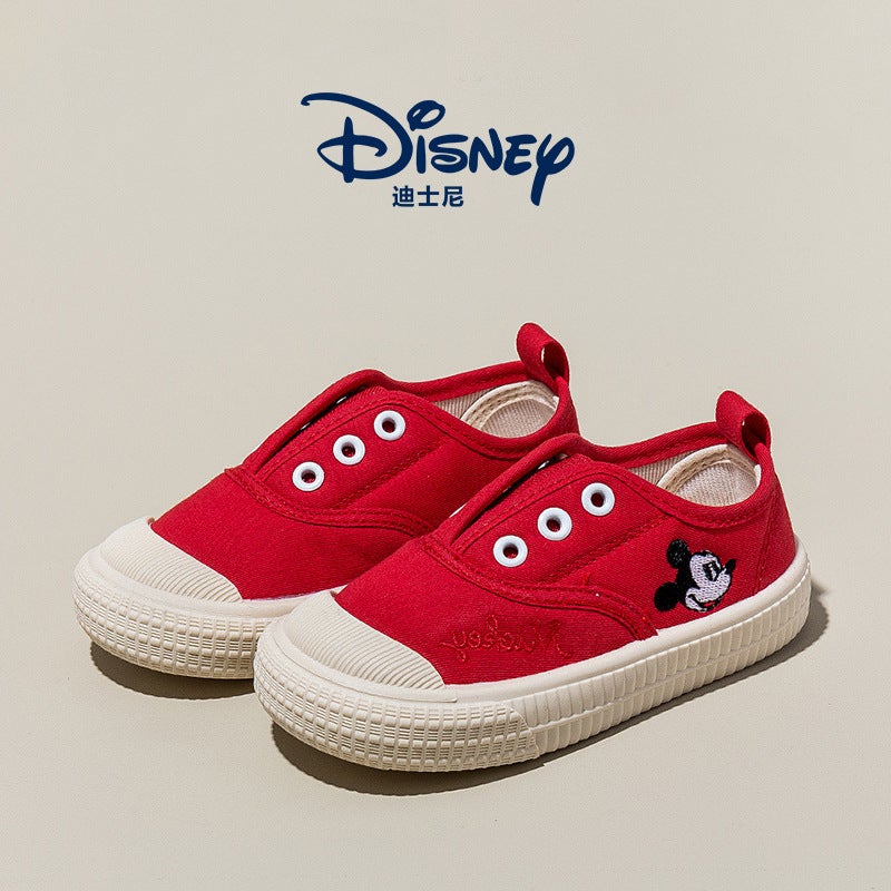 Disney Kindergarten Shoes Soft Bottom Canvas Shoes 2024 Baby Toddler Shoes Non-Slip Indoor Sneaker Children'S Shoes - Image 2