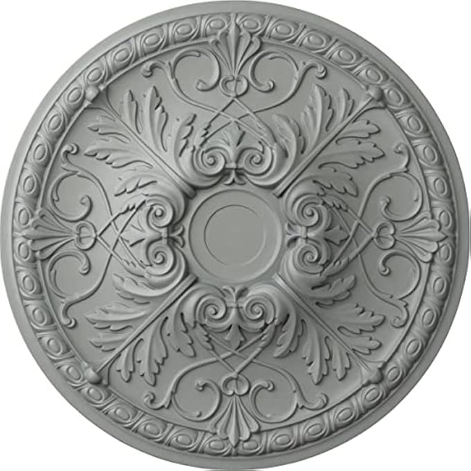 CM32TN TRISTAN CEILING MEDALLION, 32 3/8"OD X 3 1/2"P (FITS CANOPIES UP TO 6 1/4"), FACTORY PRIMED - Image 2