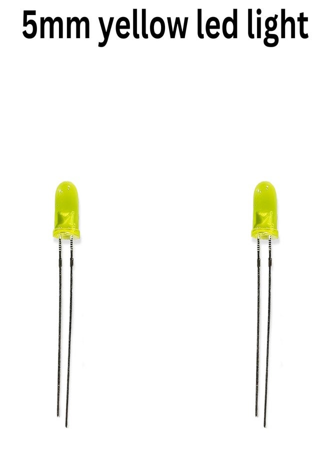 UNIVERSAL HUB 5mm YELLOW LED Light Bulbs 100PCS - Image 3