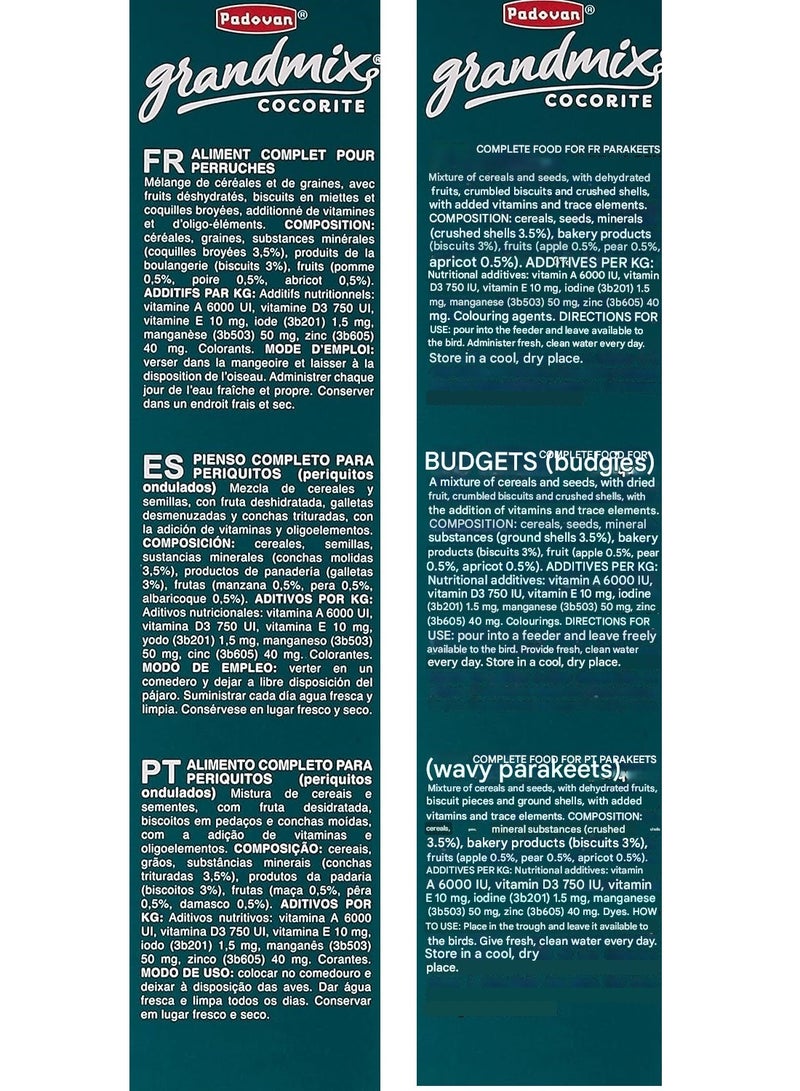 Padovan Grandmix Cocorite 1Kg - Image 4