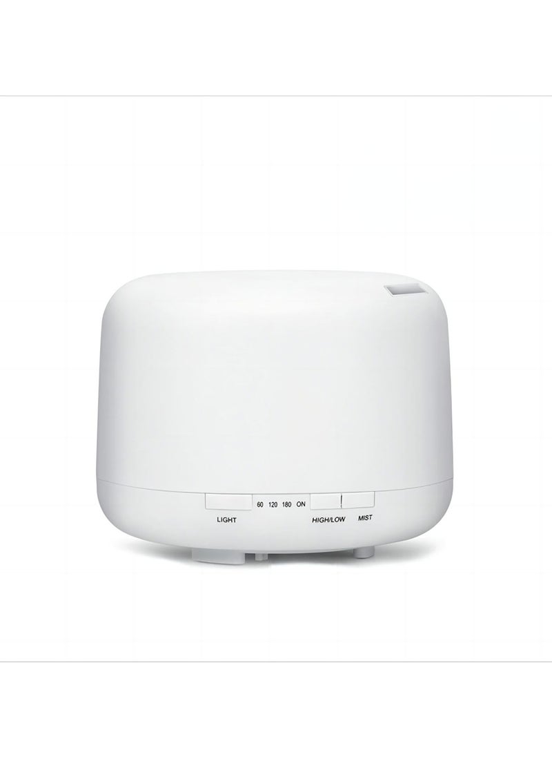 Oasisgalore - Bluetooth Aroma Oil Diffuser Speaker with 7 Switching Colors Light 500ML Water Capacity Portable Aromatherapy Quiet Humidifier Time Function for Relaxing Sleeping Reading - Image 1