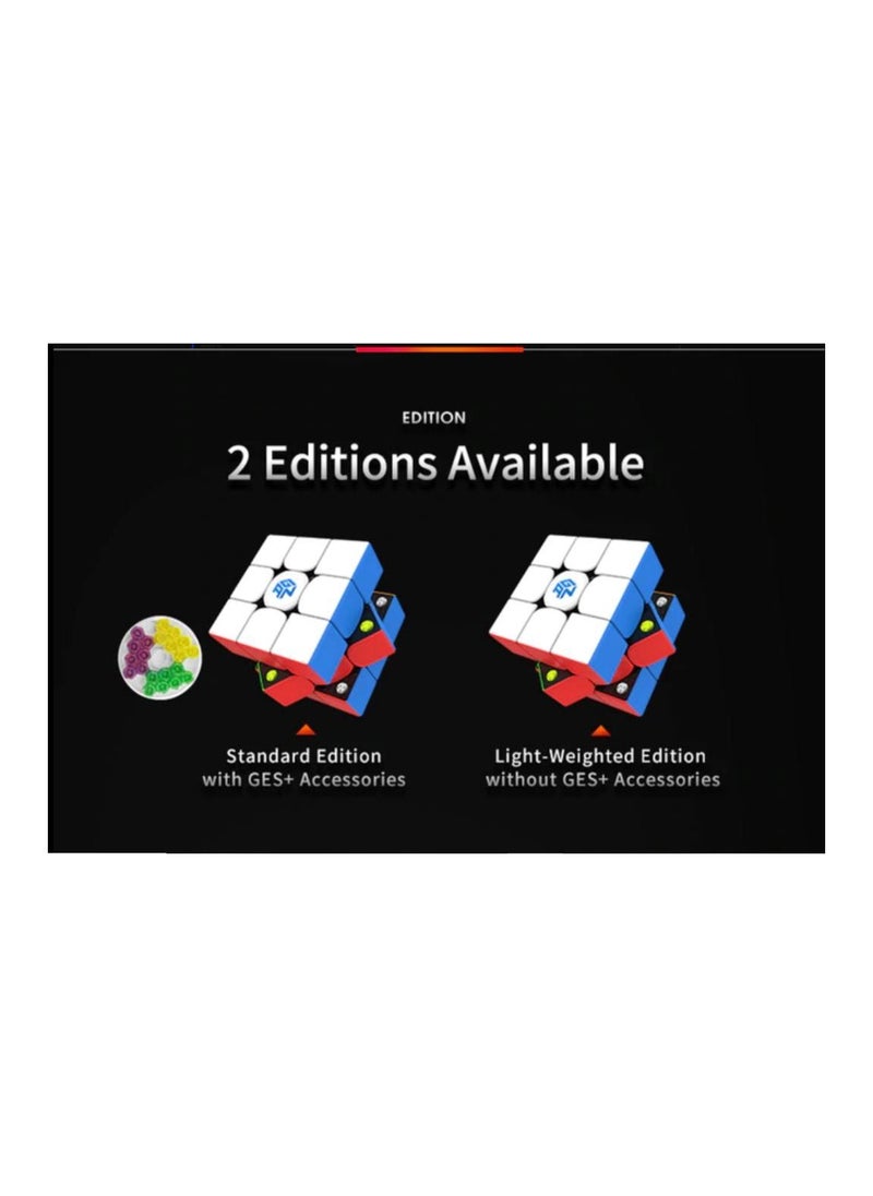 GANCUBE - GAN 356 M Standard Magnetic Speedcube with extra GES - Image 1