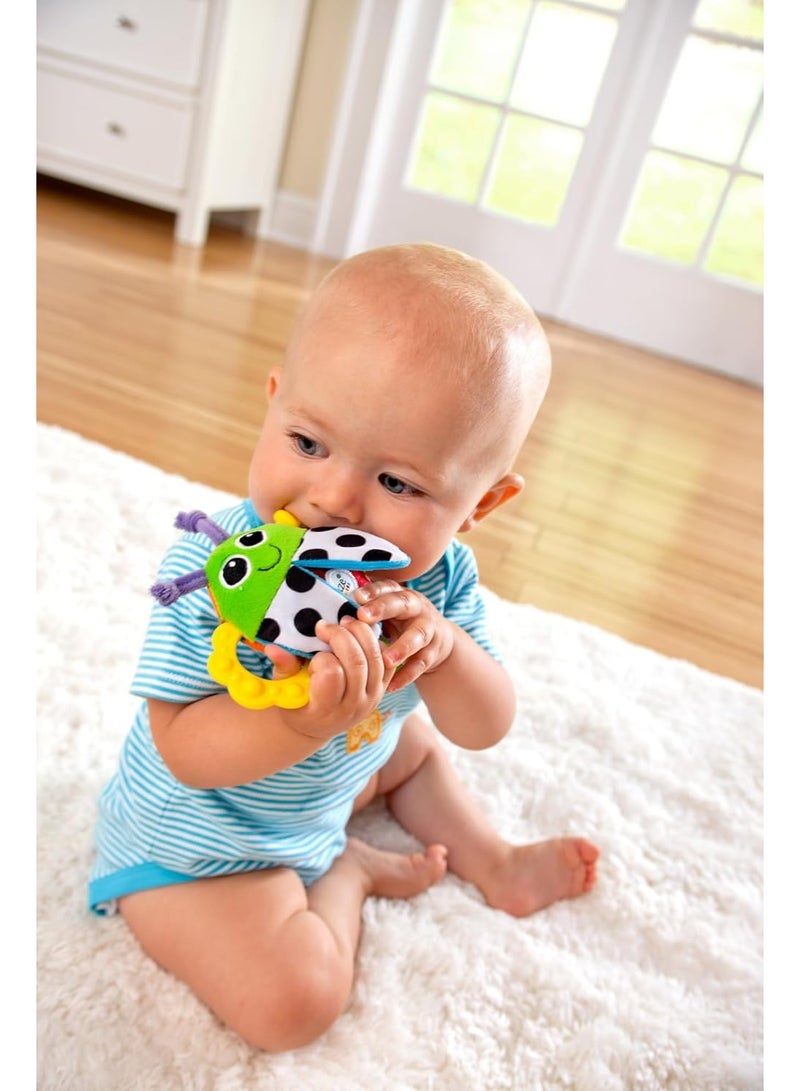 LAMAZE Bitty Bite Bug Rattle 4.5 Inch (Pack of 1) - Image 2
