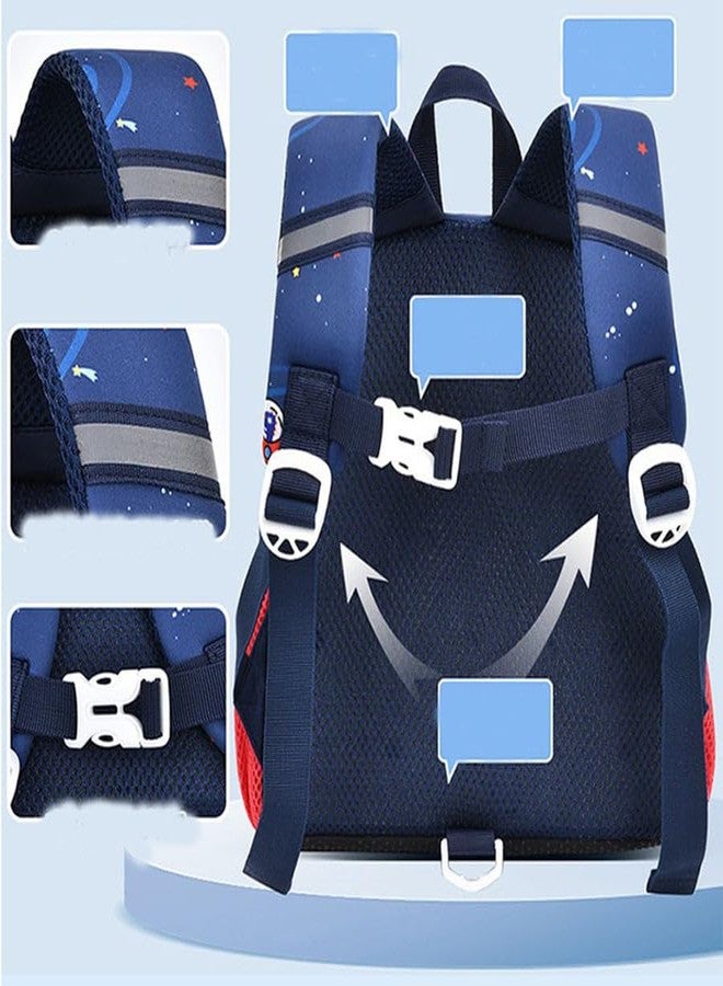 ToyRush 3D Rocket Design Large Capacity School Bags with Slip Over Buckle for Kindergarten Kids Fancy School Bag (Purple) - Image 5