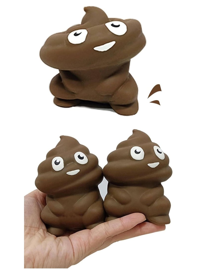 GUDOO - Toy Unzip Toy  Fake  TPR for Pull Pinch and Rebound Slowly Creative Toys  Brown - Image 1