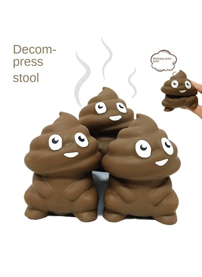 GUDOO - Toy Unzip Toy  Fake  TPR for Pull Pinch and Rebound Slowly Creative Toys  Brown - Image 1