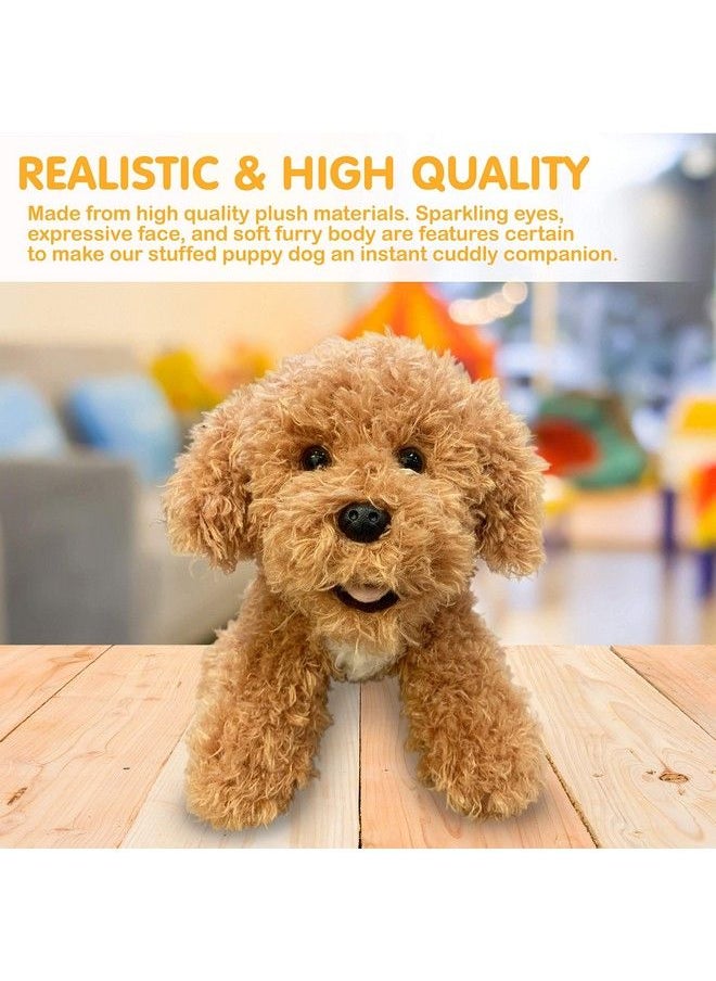 Aurora World Aurora Goldendoodle Puppy Stuffed Animal Plush Toy Dog Brown 10 Inch  - Image 3